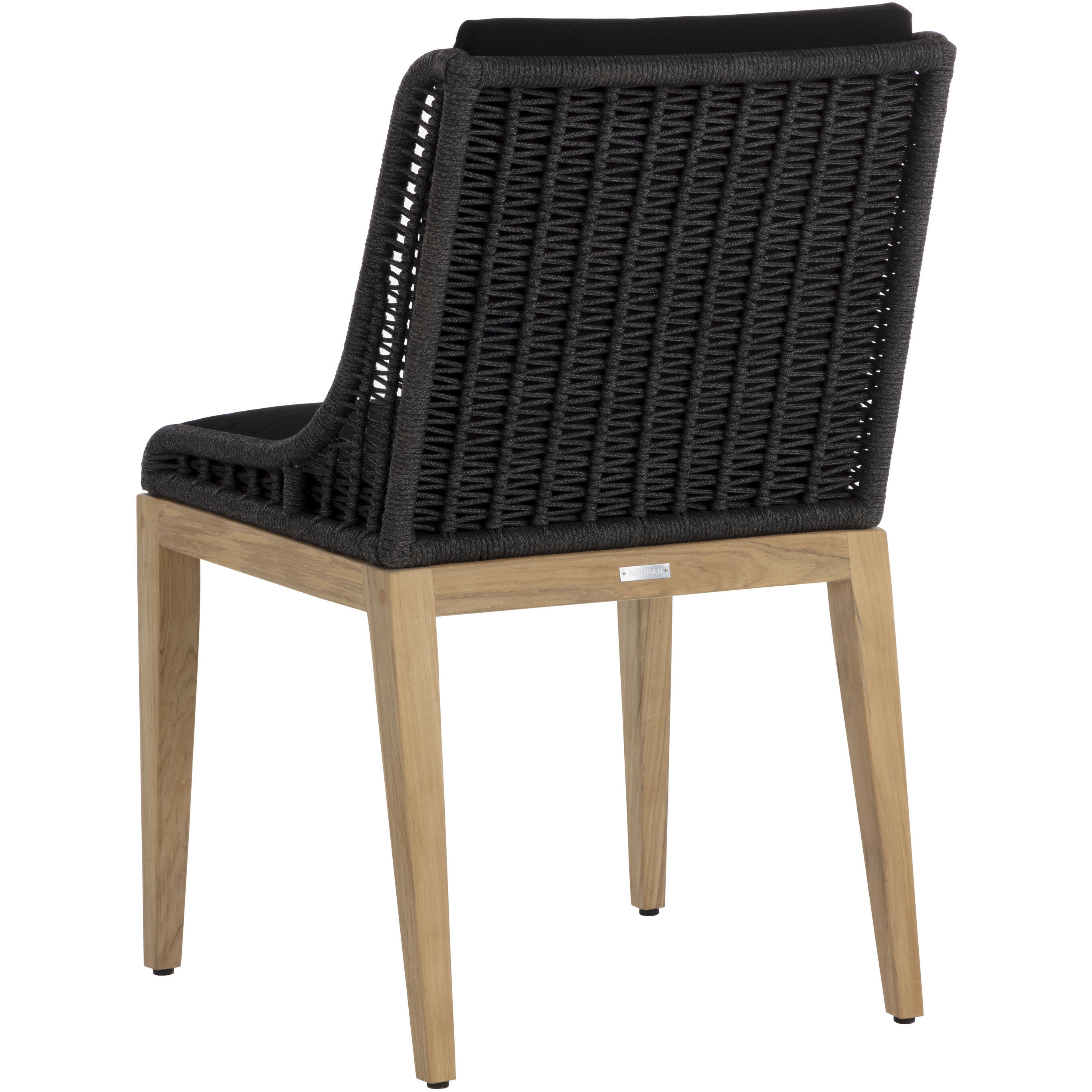 Sorrento Natural / Arashi Black Outdoor Dining Chair